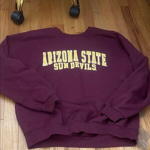 Arizona State university Sun Devils Maroon sweatshirt